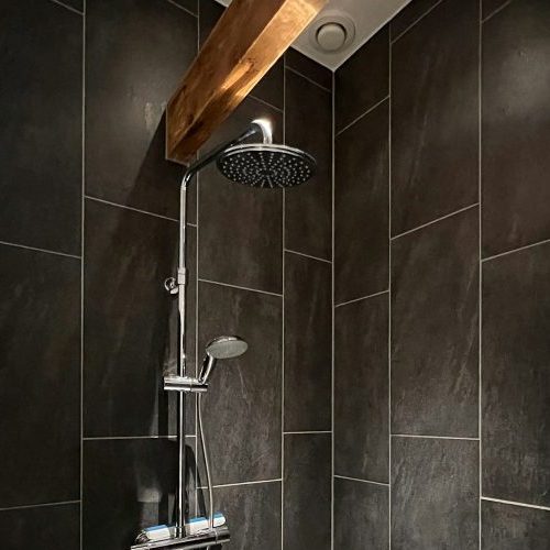 Shower in the bathroom