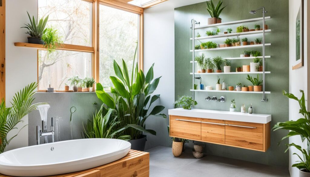 Eco-friendly bathroom