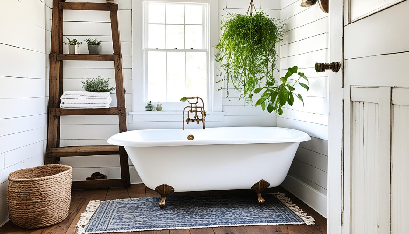 Farmhouse style bathroom