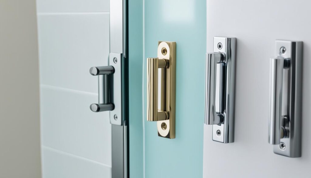 choosing the right shower door hardware