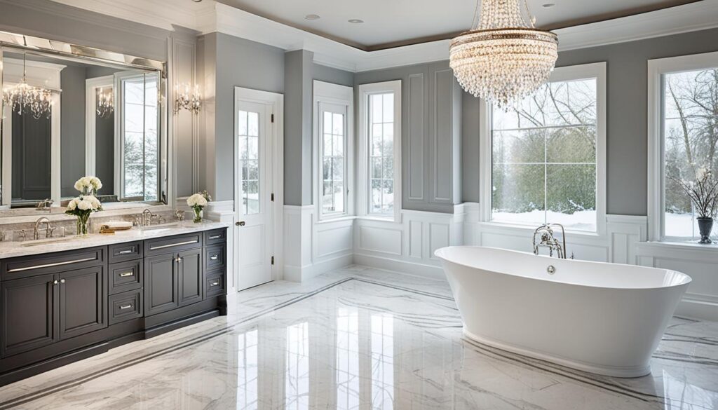 elegant bath decor