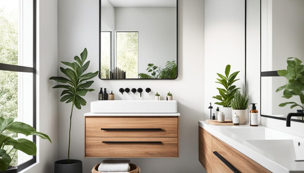 modern small bathroom