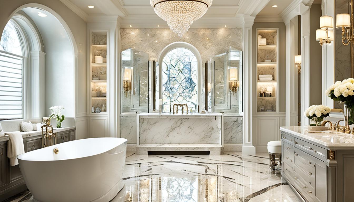 Marble bathroom