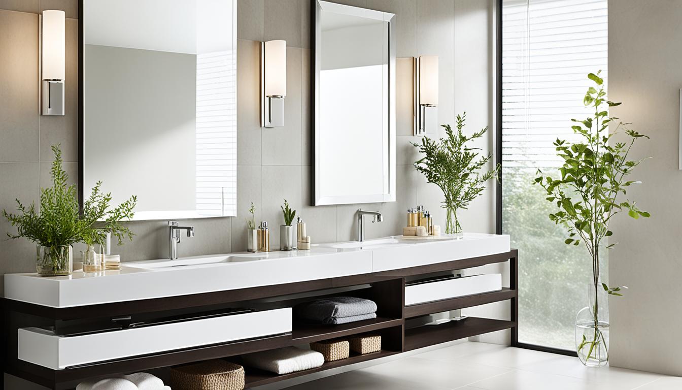 Minimalist vanities