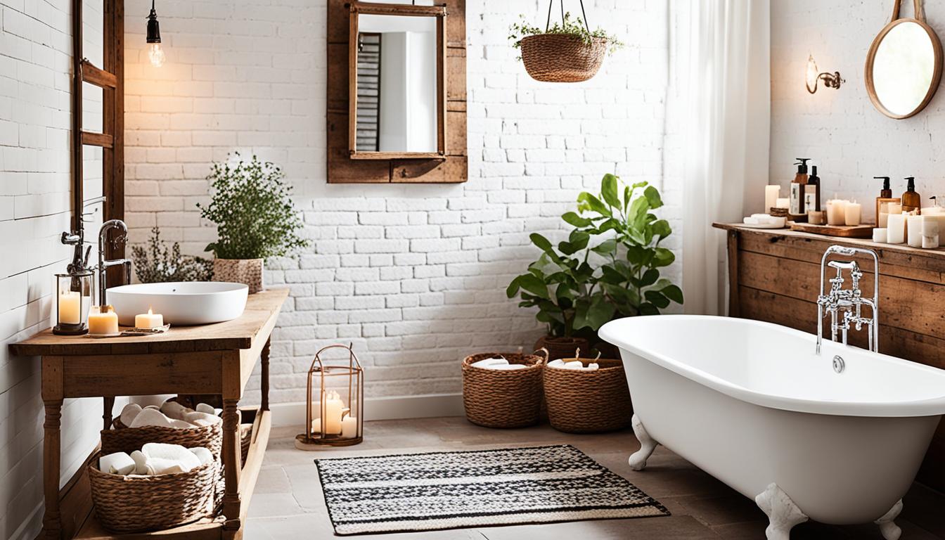 Rustic bathroom