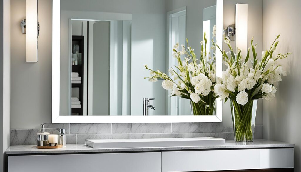 Statement bathroom mirrors