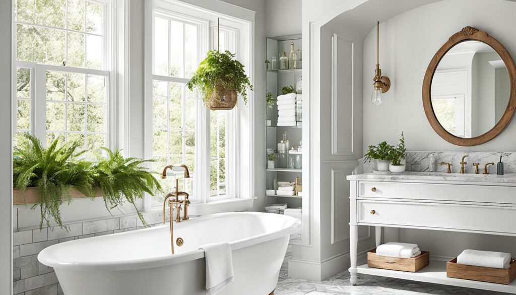 Transitional bathroom