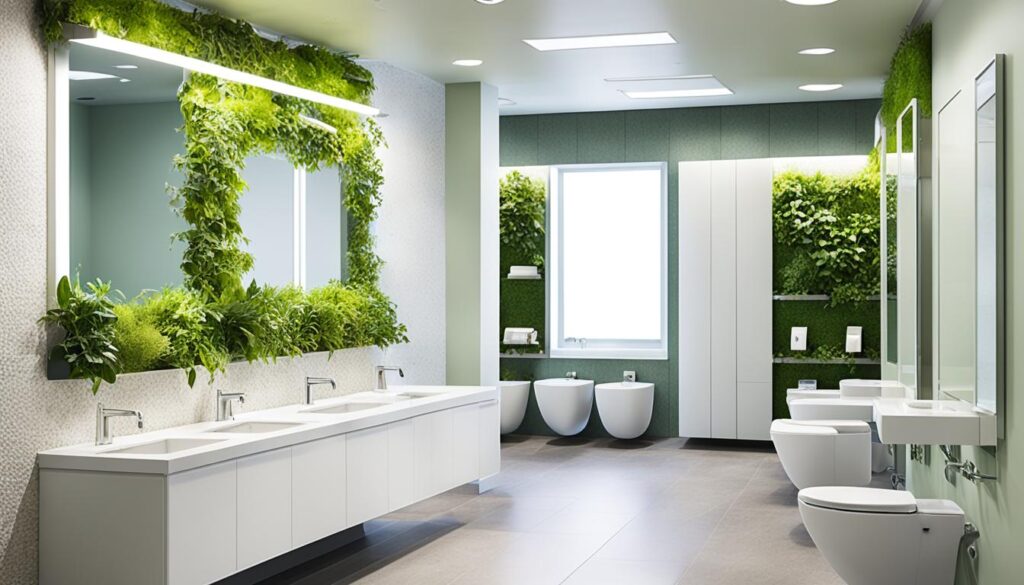 energy efficient restroom design