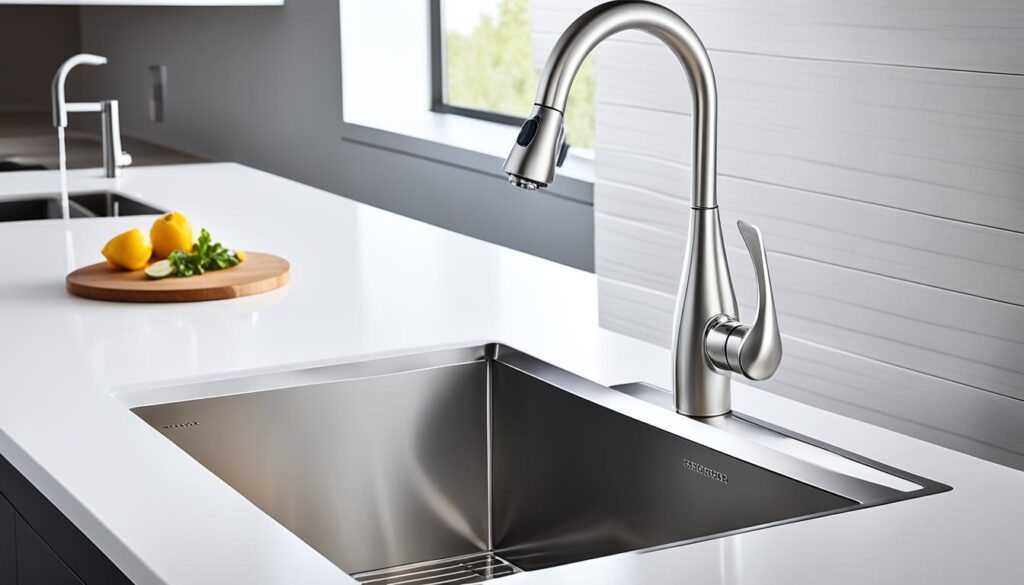 kitchen touch-free faucets