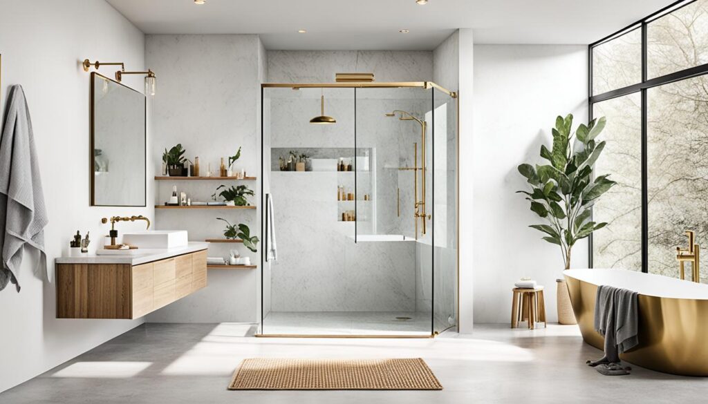 modern minimalist bathroom essentials