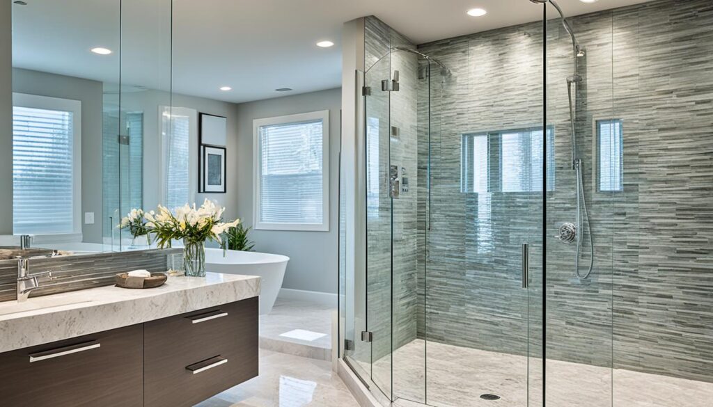 seamless shower doors