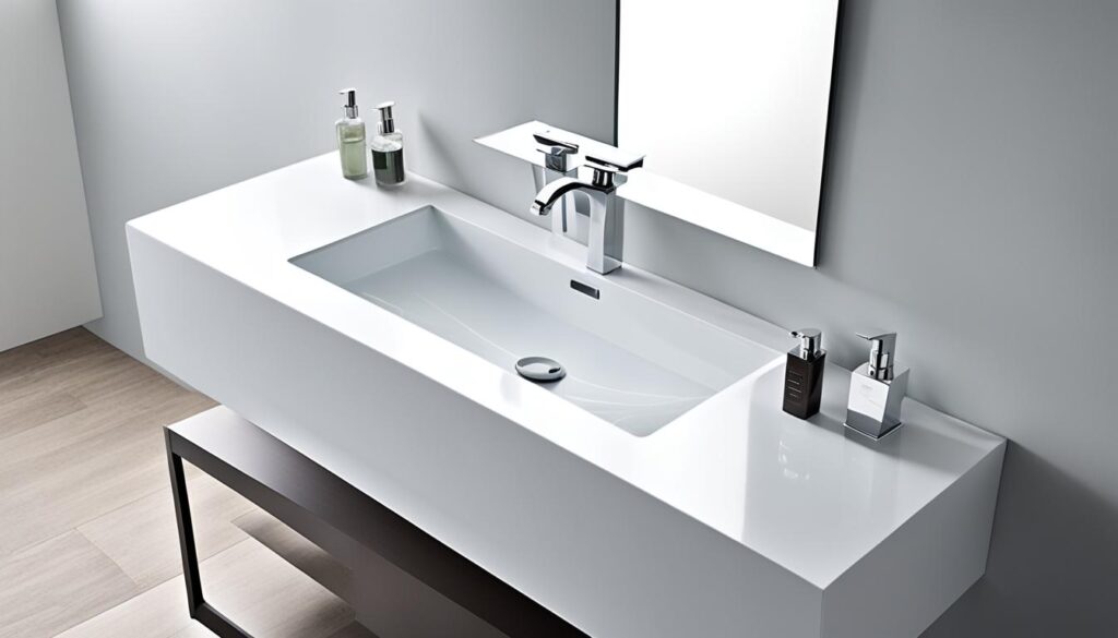 vanity sink shape