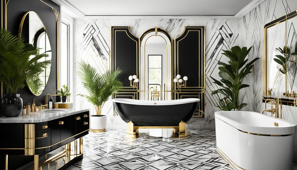 art deco bathroom ideas decorating