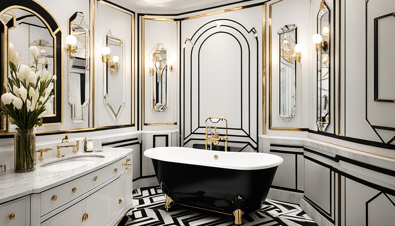 art deco bathroom ideas decorating