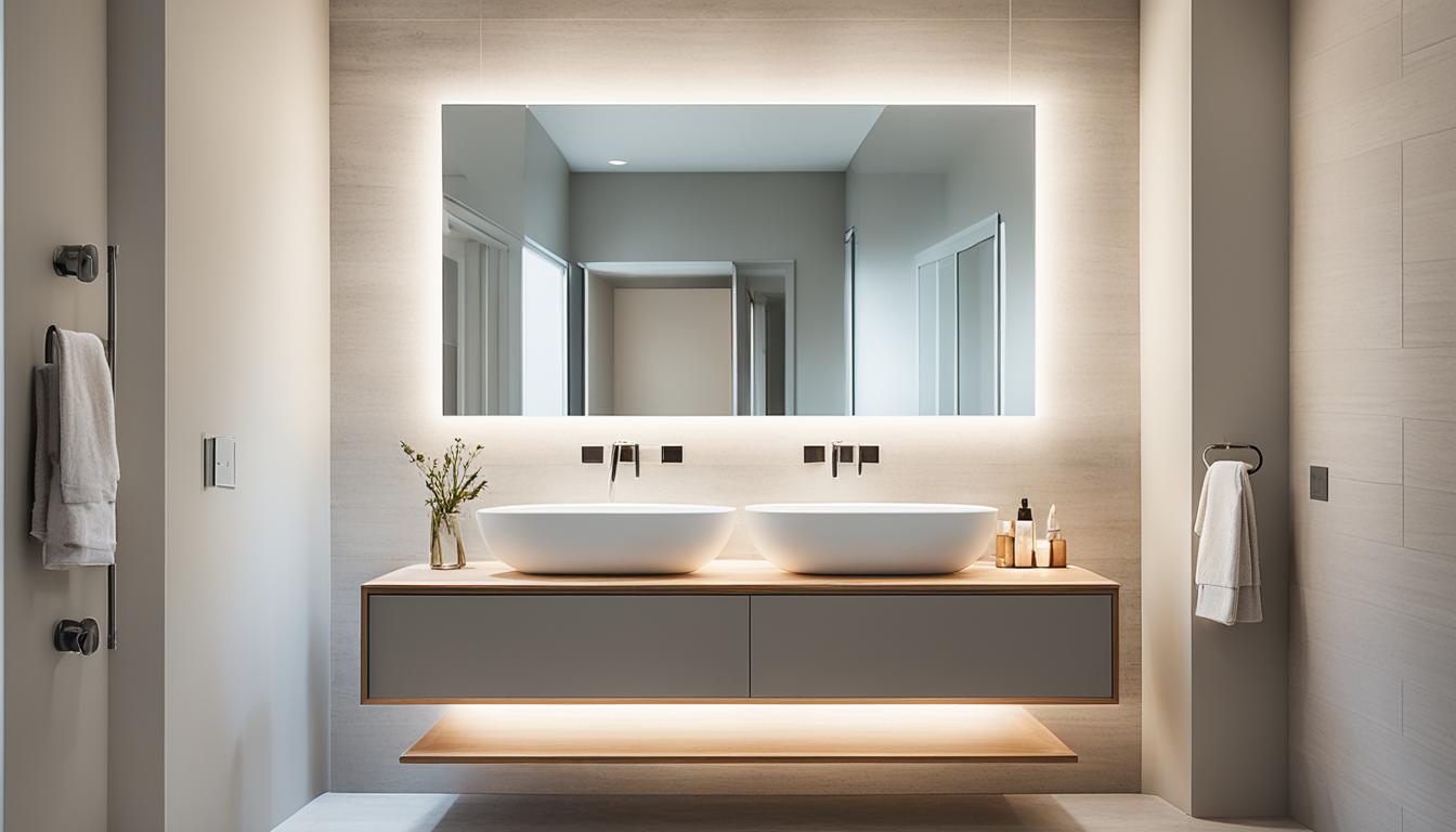 bathroom lighting layout