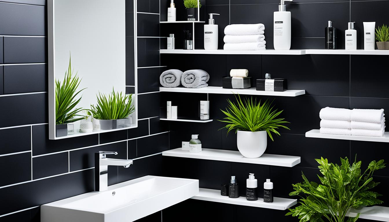 bathrooms shelves ideas