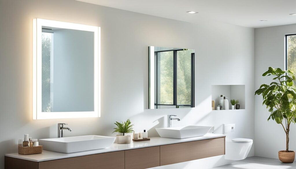 energy-efficient lighting options for bathrooms