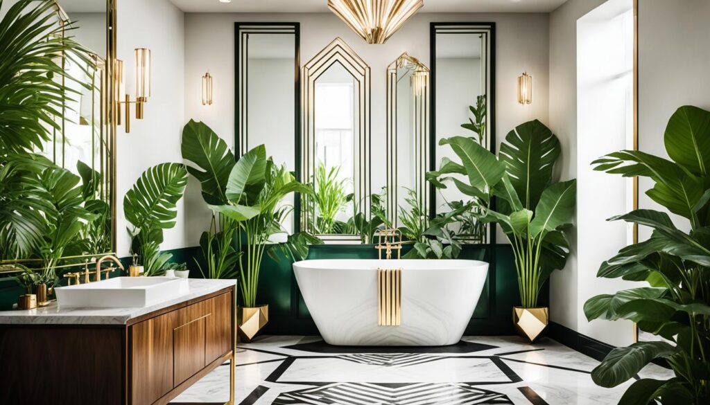 indoor plants in bathrooms