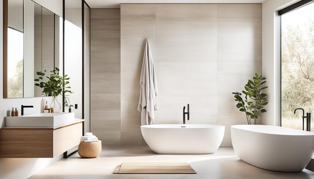 modern minimalism bathroom design