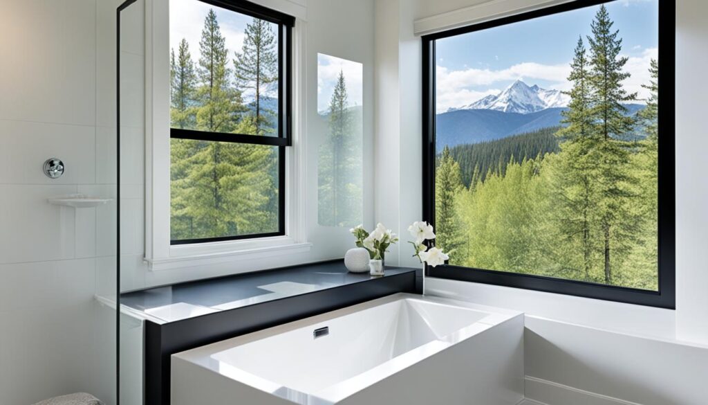 modern small bathroom window replacement