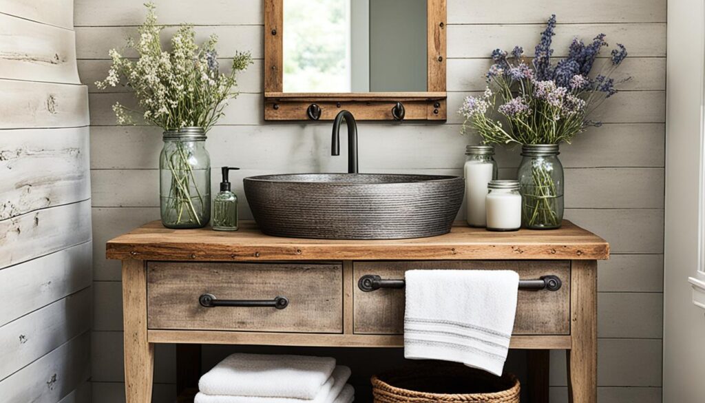 rustic vanity ideas