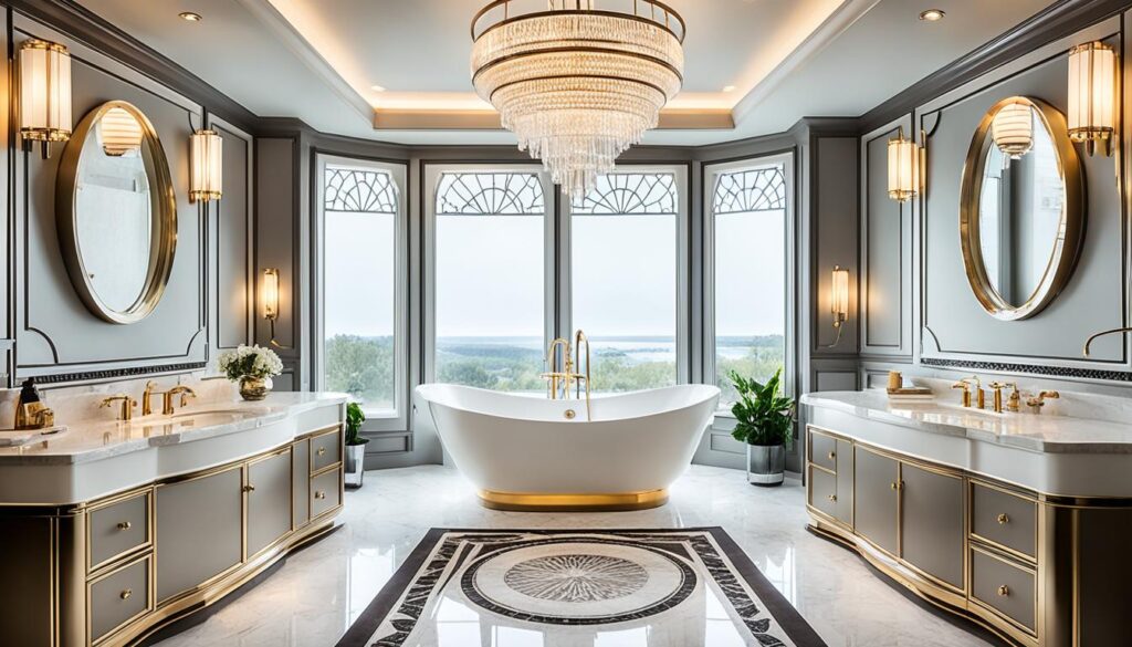 lighting design in luxury bathroom decor