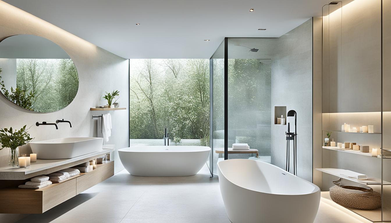 minimalist bath designs