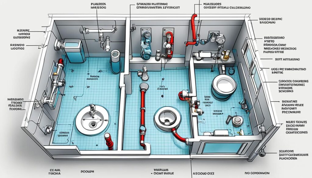 planning bathroom plumbing